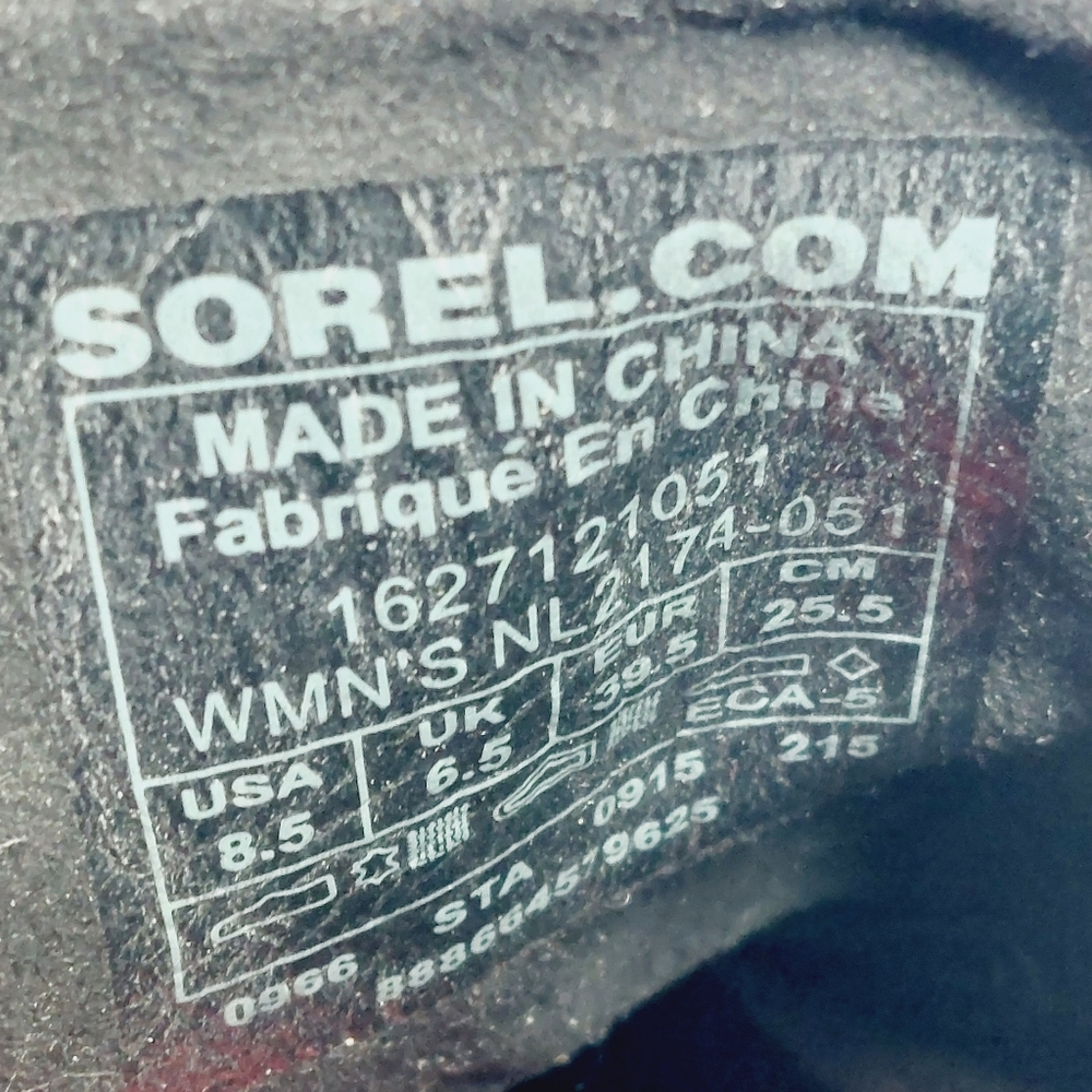 Sorel PDX 1964 Lexie Premium Leather Waterproof Wedge Lace Up Booties i 765 - Picture 8 of 10